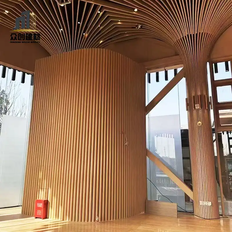 Curved Aluminum Linear Ceiling